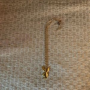 Playboy gold necklace